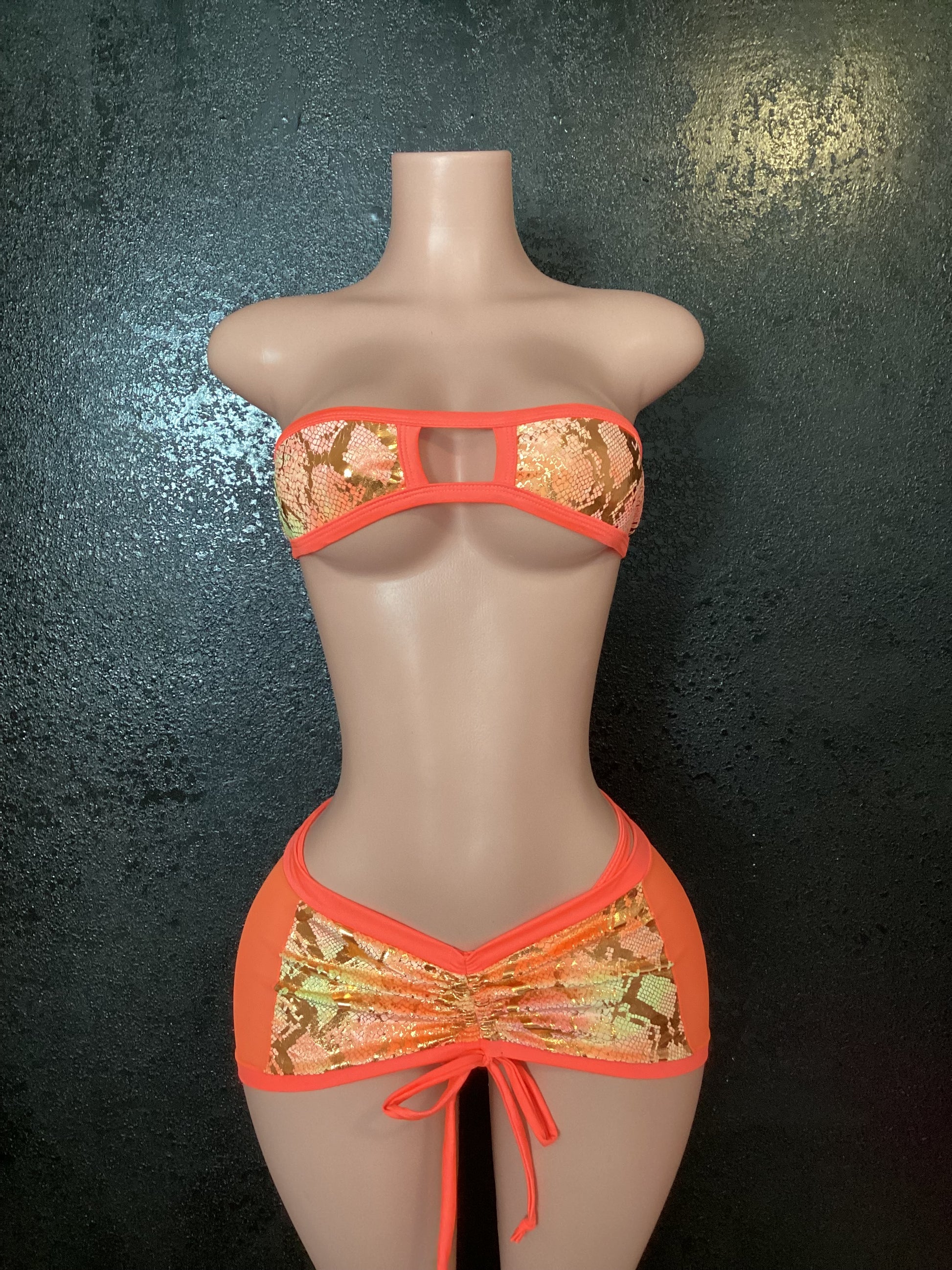 Snake skirt set