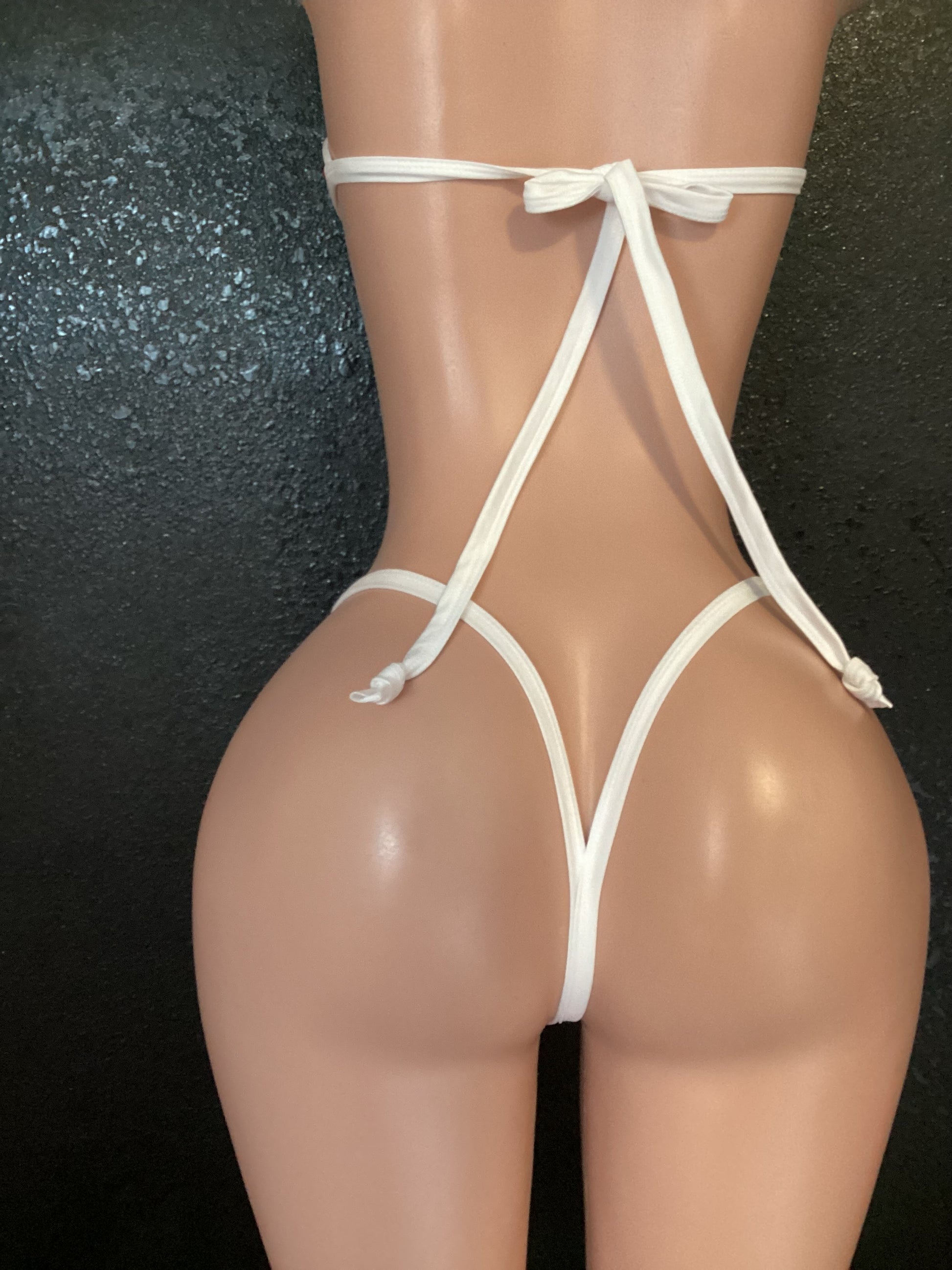 Plaid g string bikini