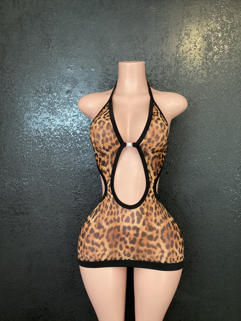 Leopard mini dress