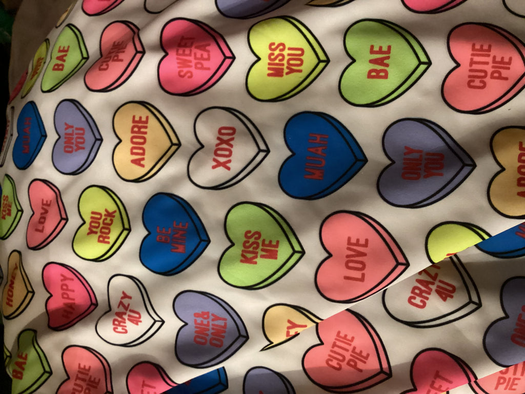 Candy heart skirt set