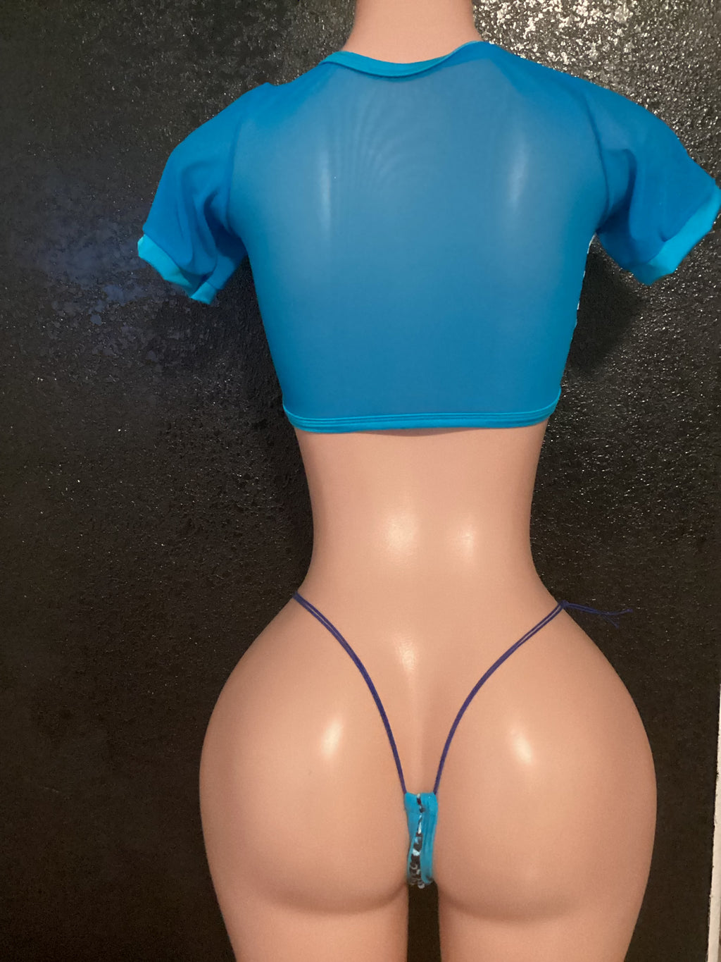 Leopard thong set