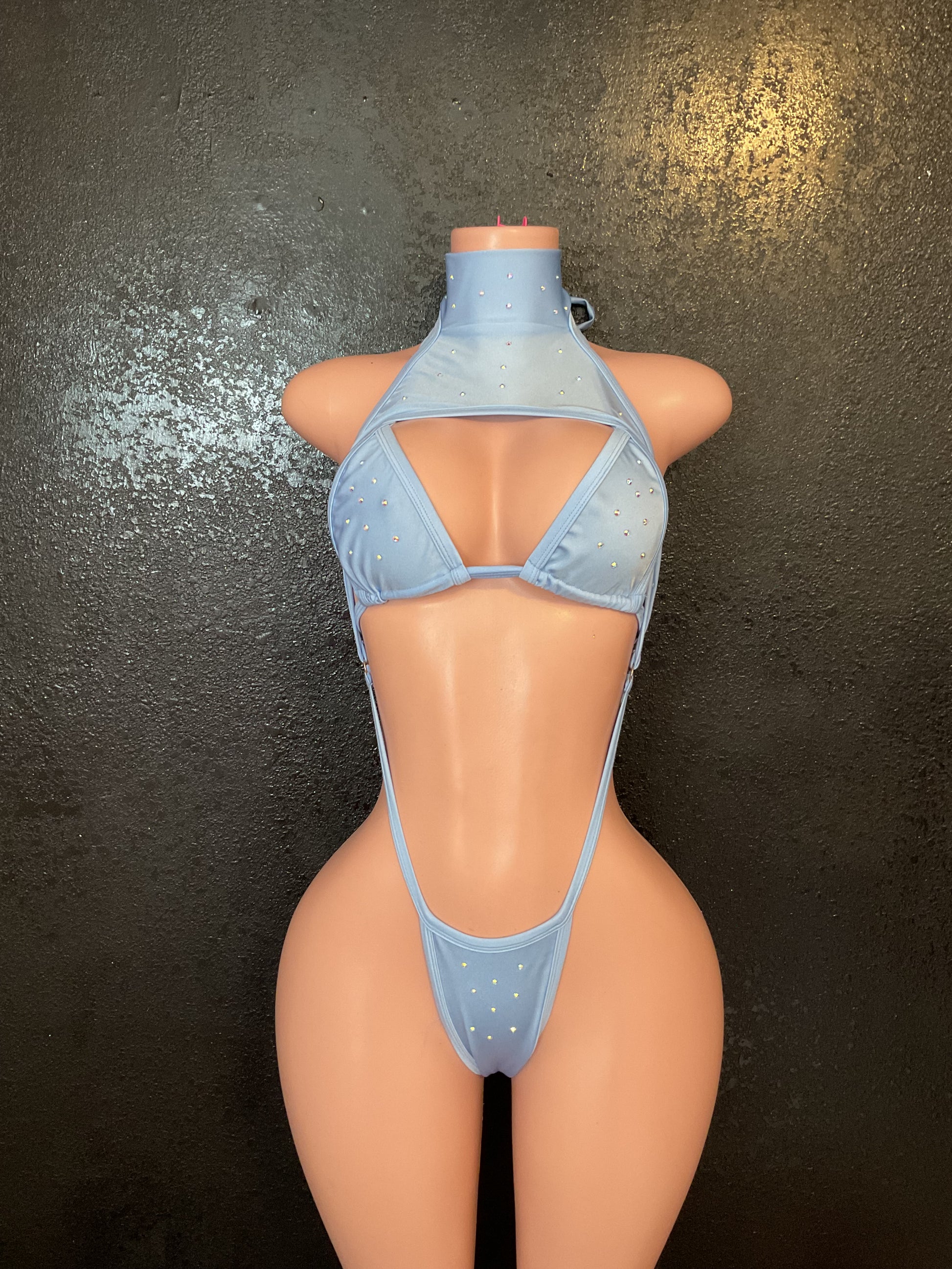 Collar bikini set