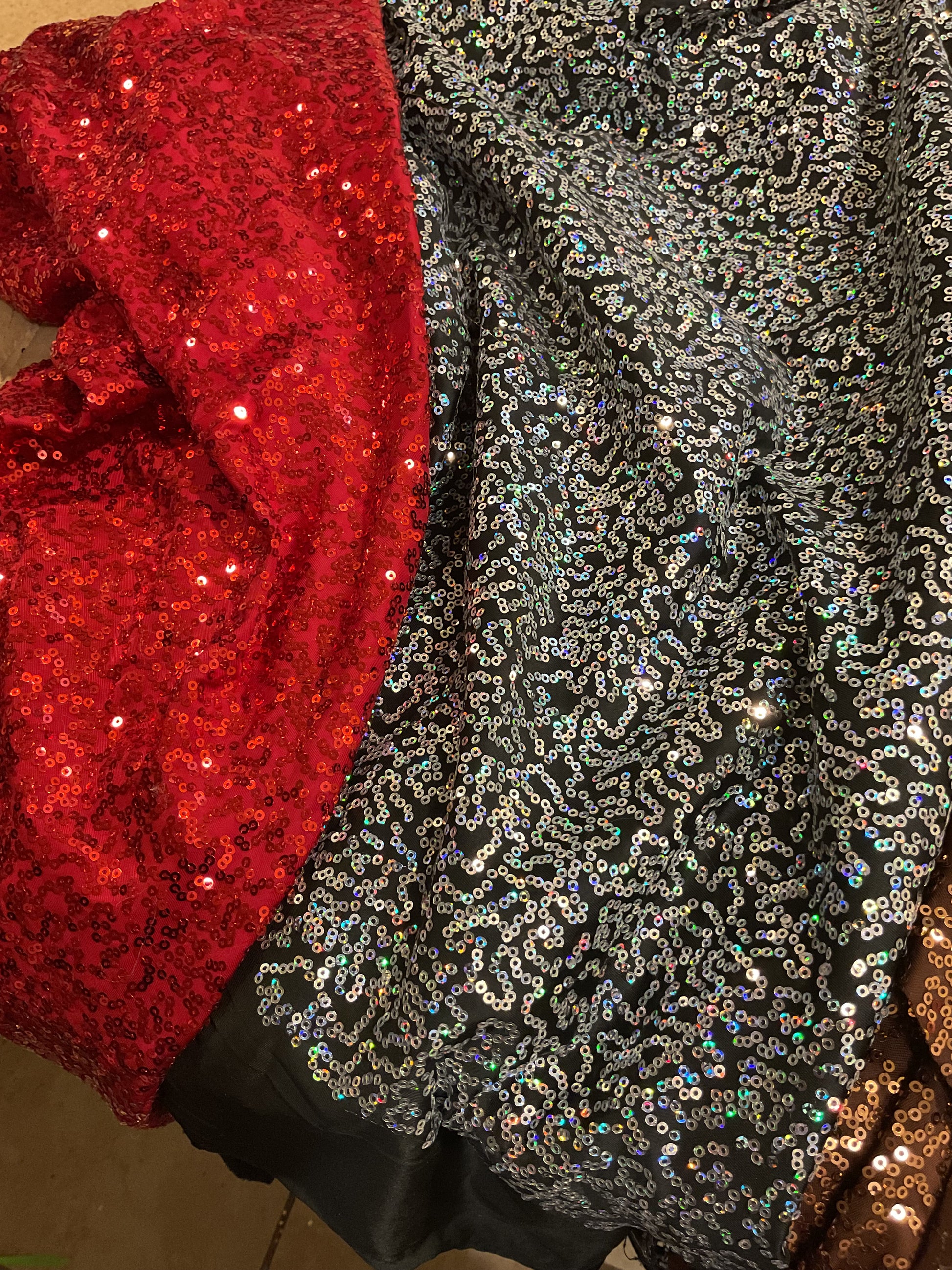 Sequin thong set