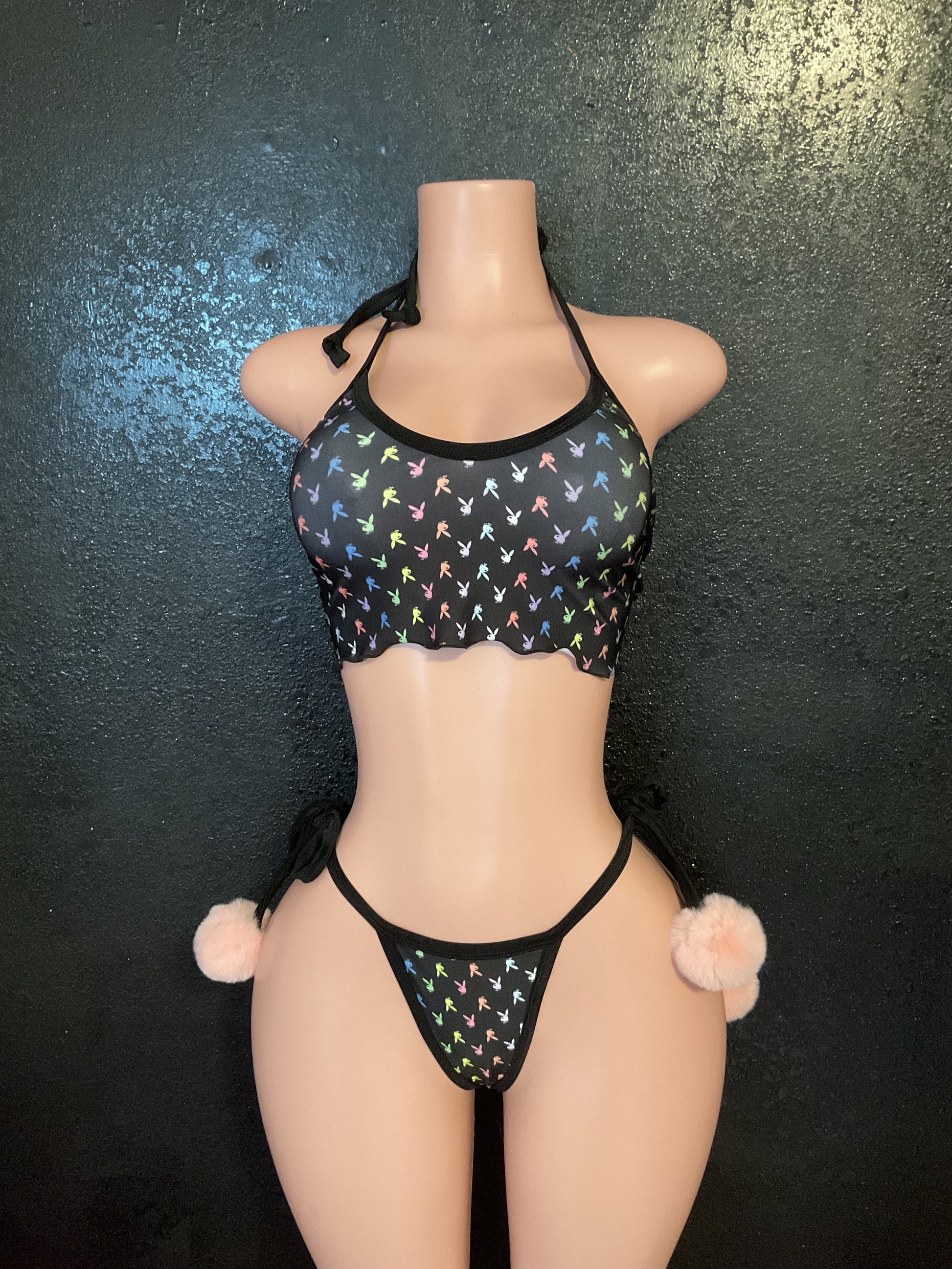 Crop top Pom Pom set