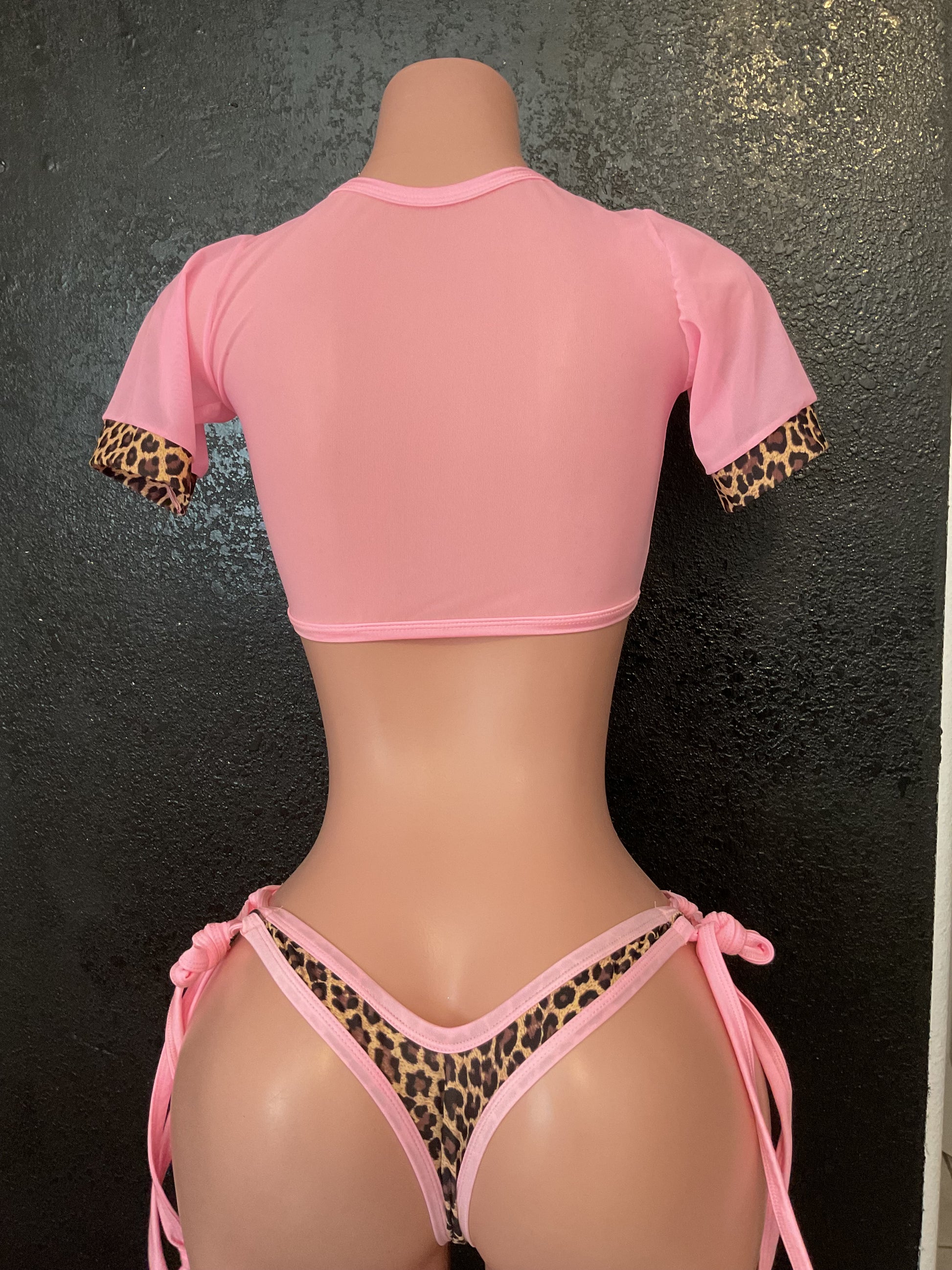Tie top and thong set