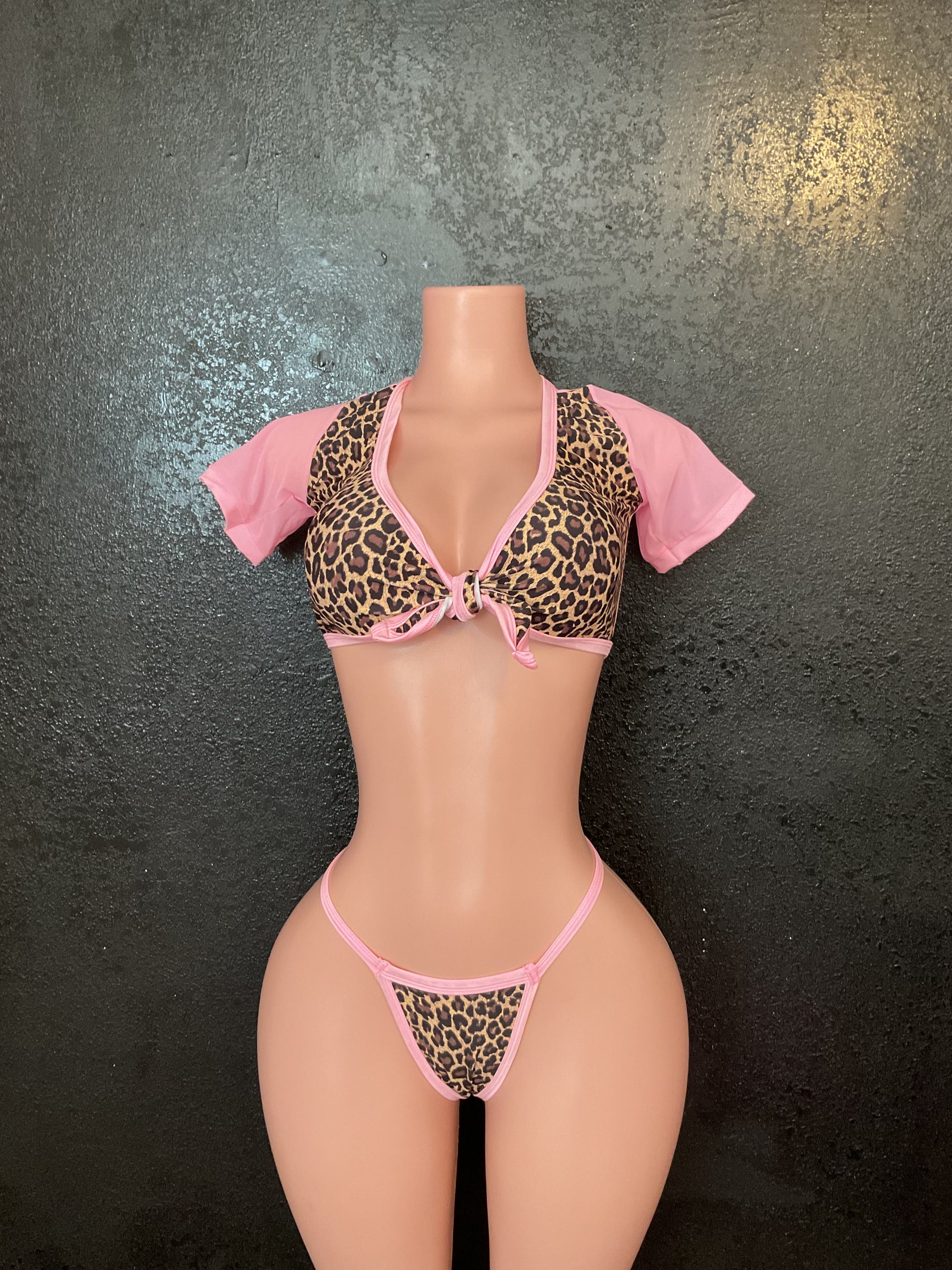 Short sleeve skirt set exotic dancer outfit