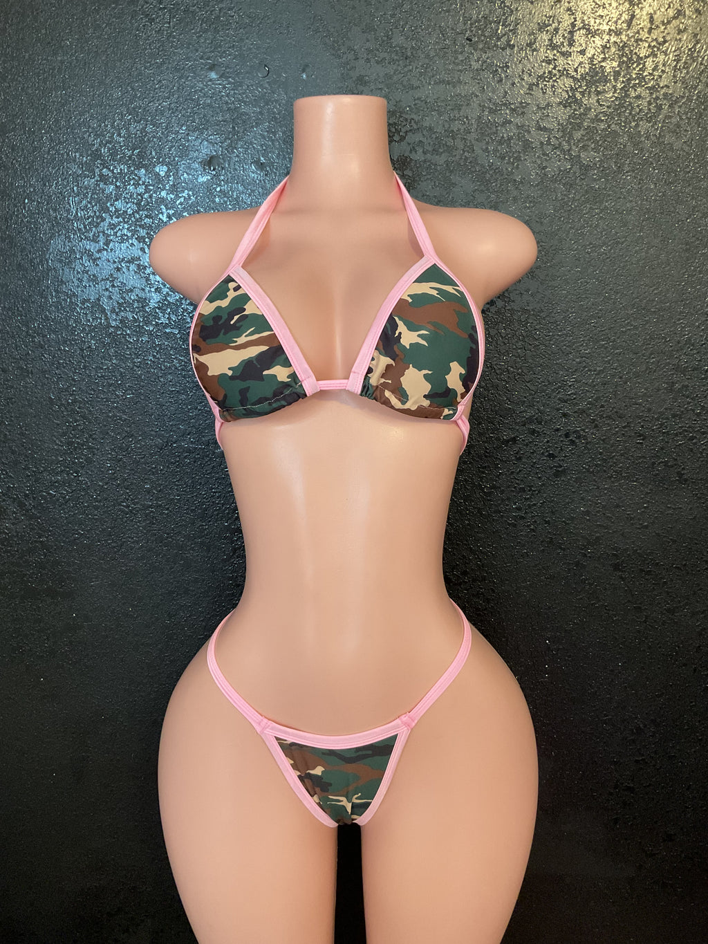 Camo skirt and bikini set