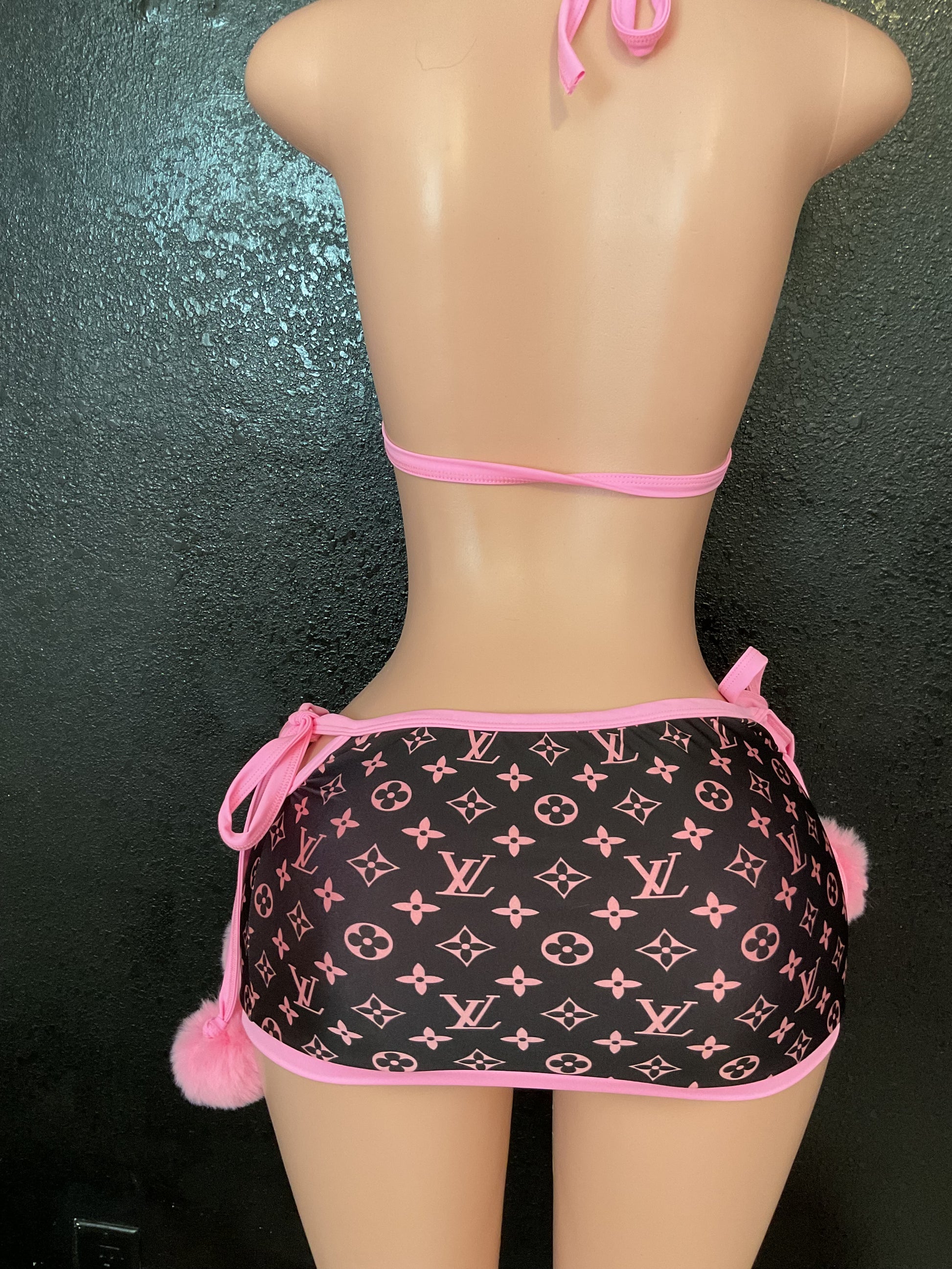 Pom Pom skirt set