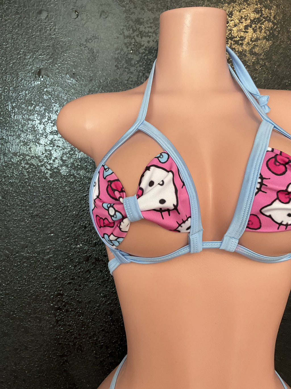 Bow g string bikini