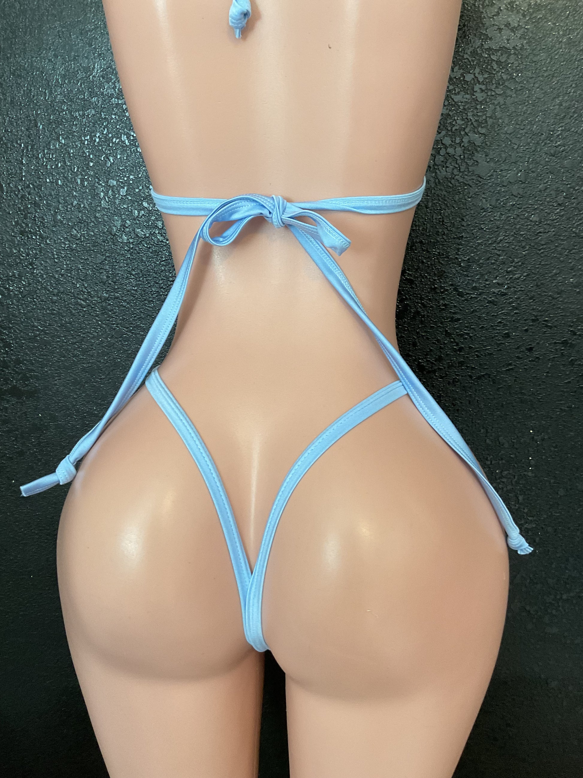 Bow g string bikini