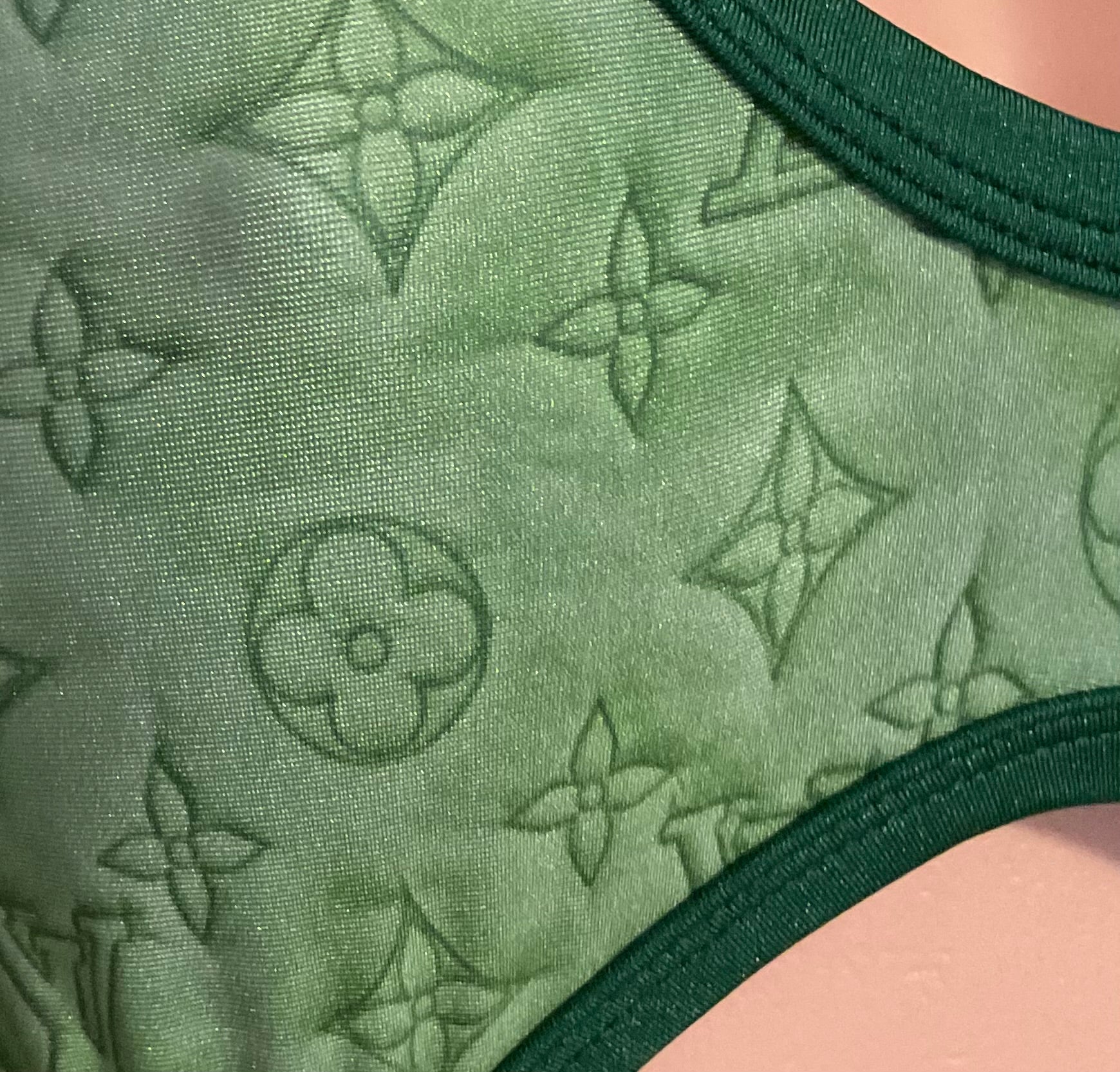 High waist thong back one piece