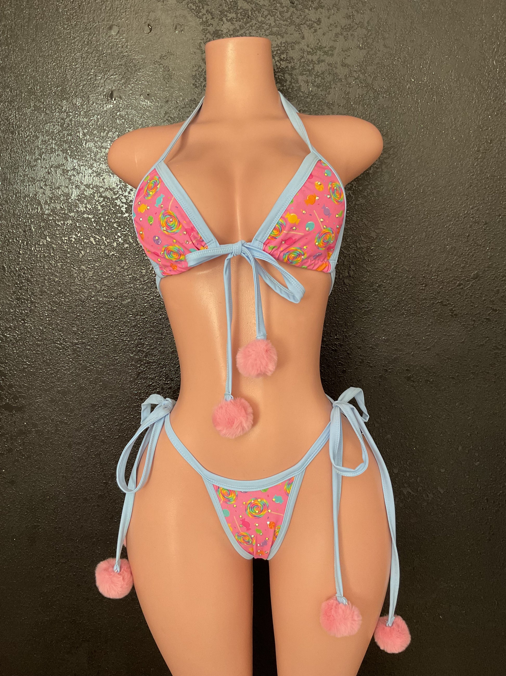 Micro scrunch butt set Pom Pom candy collection