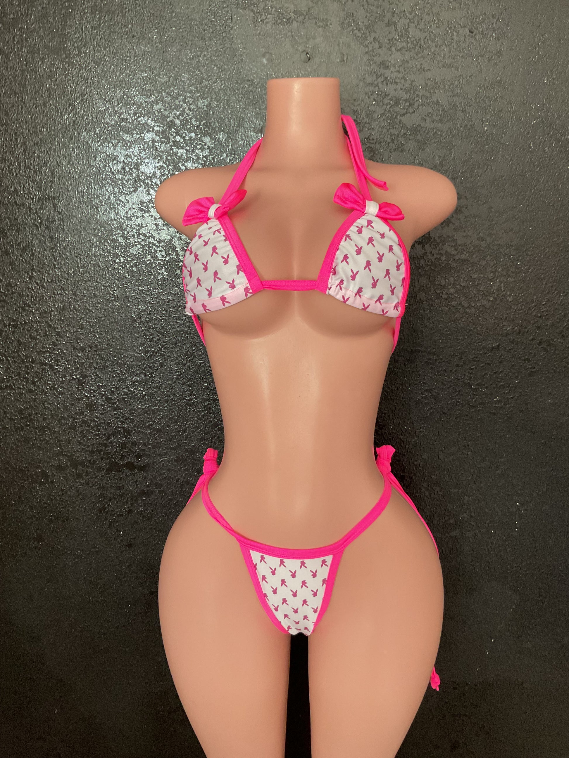 Bunny bow thong