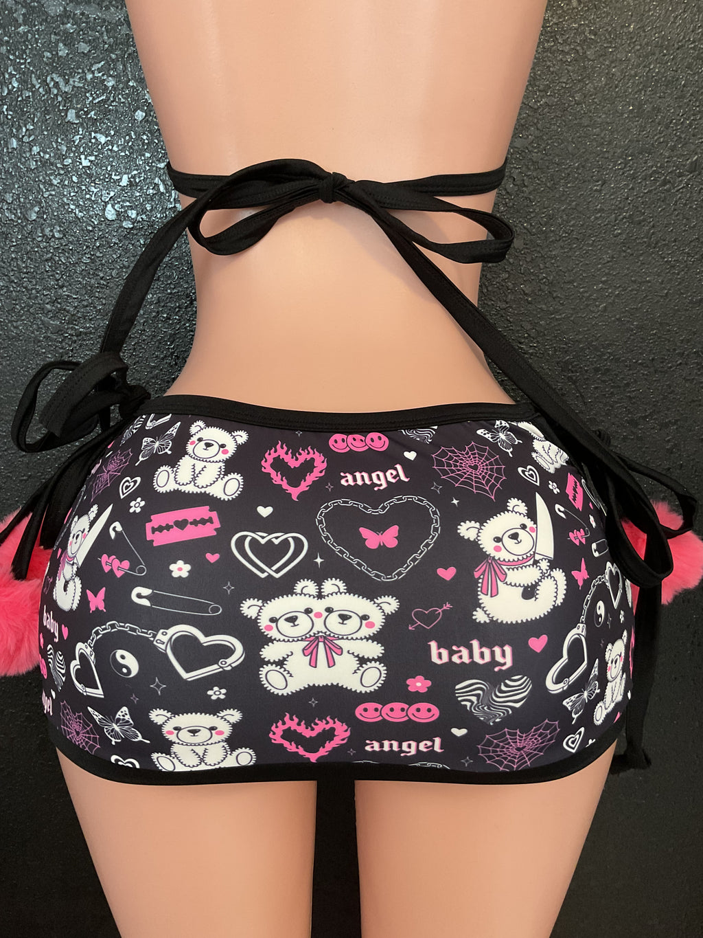 Killer bear skirt set