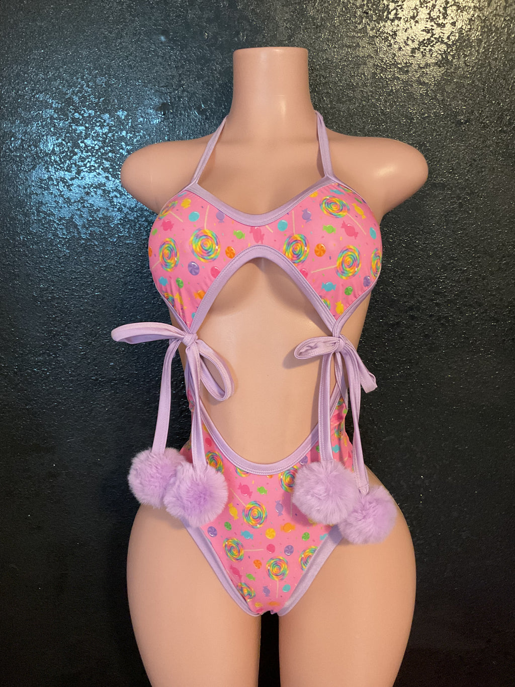 High waist candy collection thong
