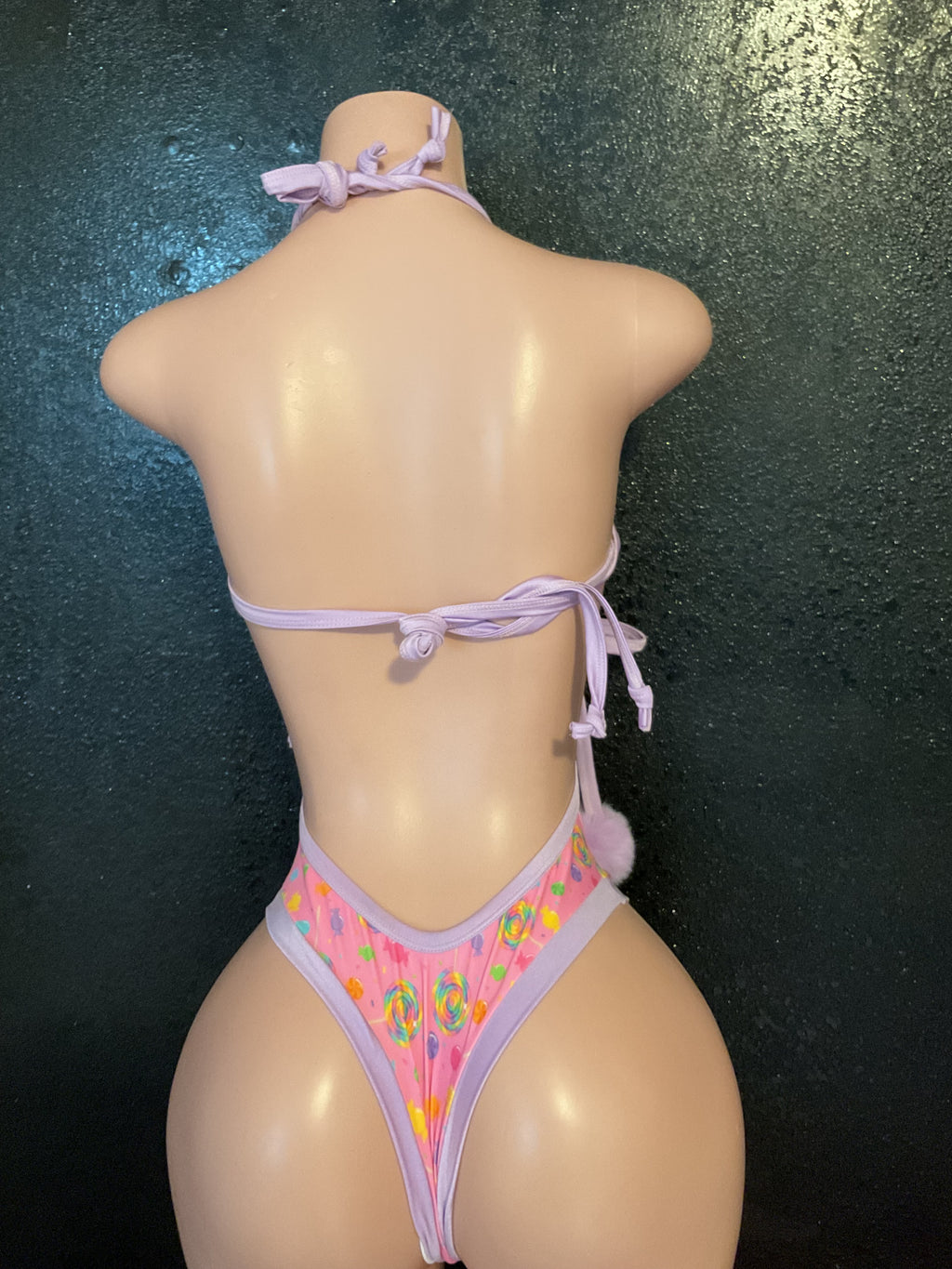 High waist candy collection thong
