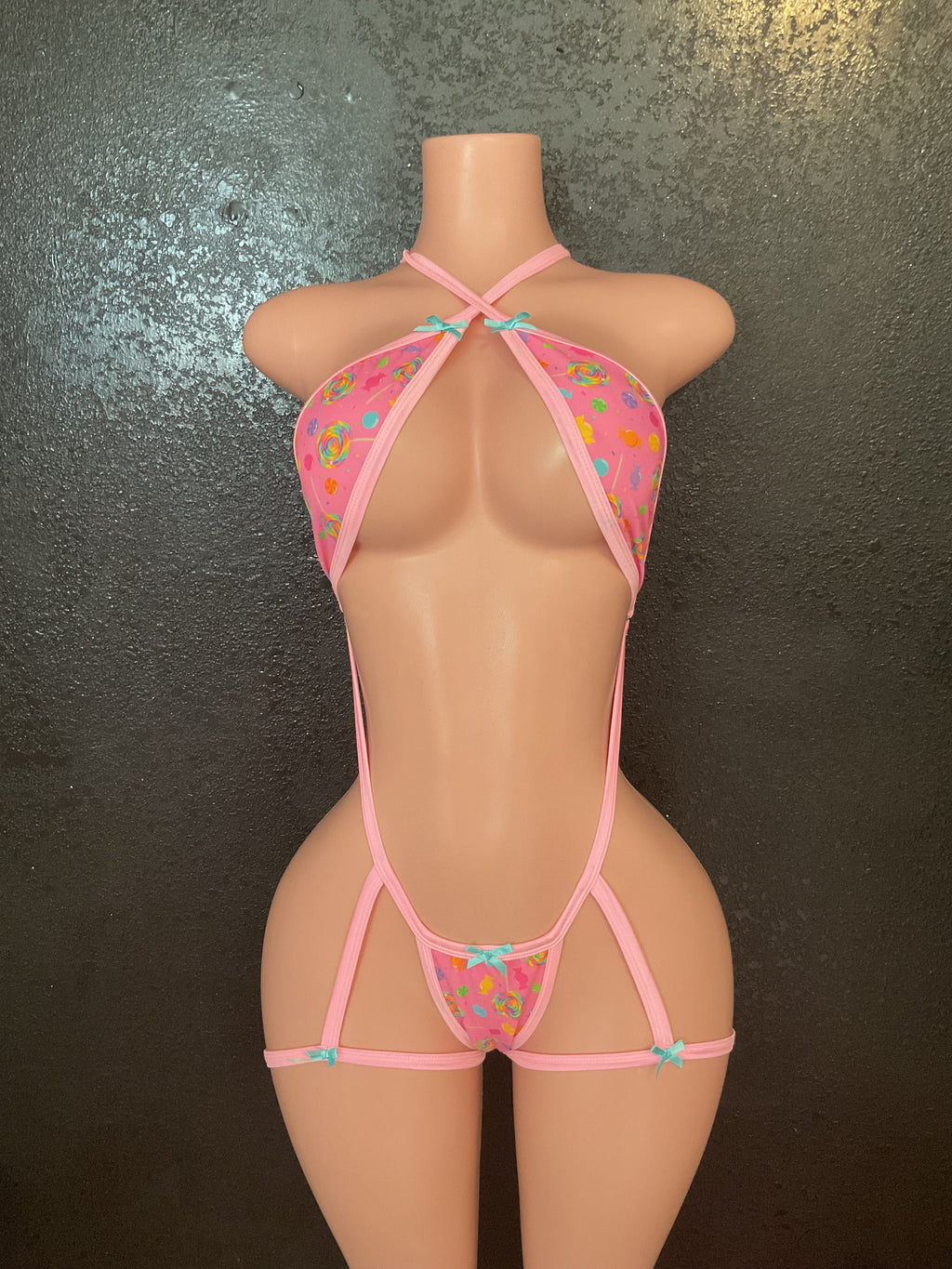Garter sling one piece candy collection