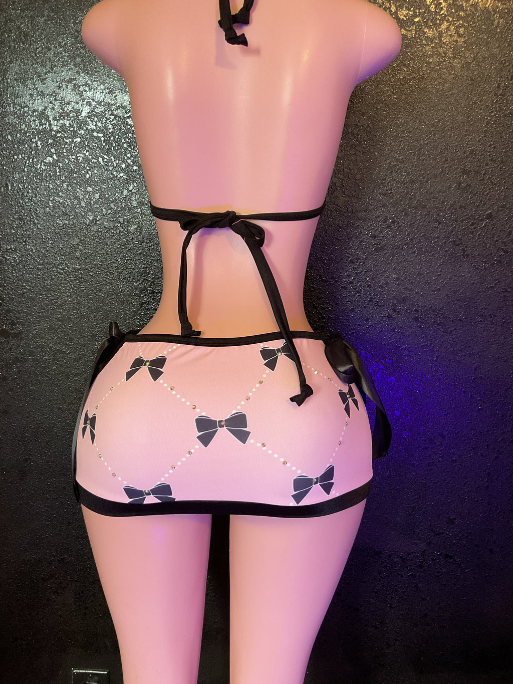 Bow skirt set