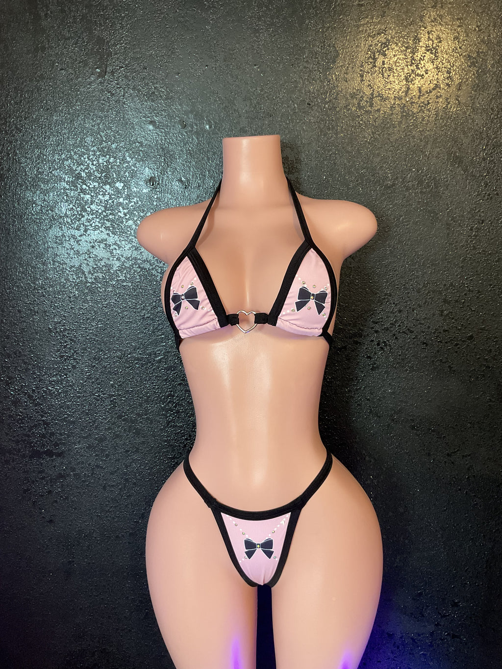 Bow g string bikini