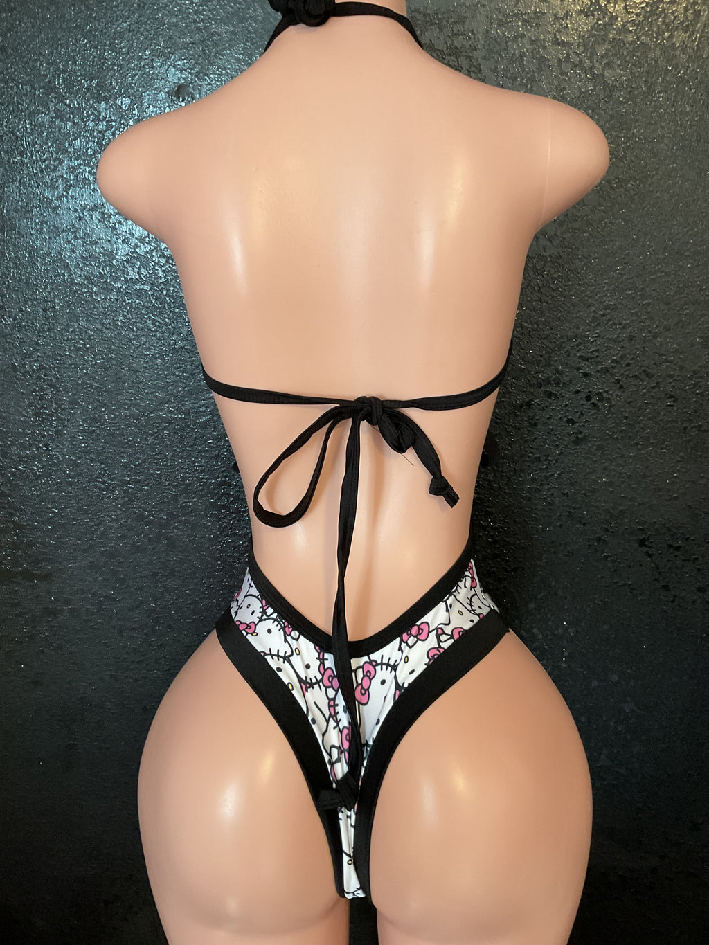 High waist kitty Pom Pom