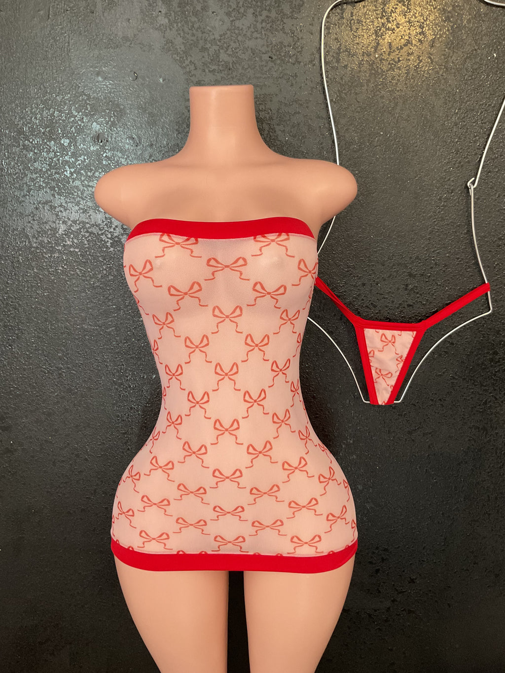 Mesh tube dress