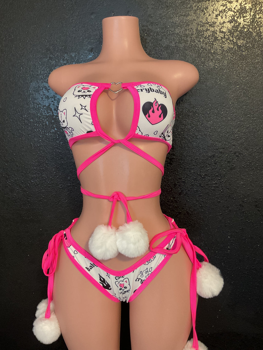 Tube thong set glow Pom Pom