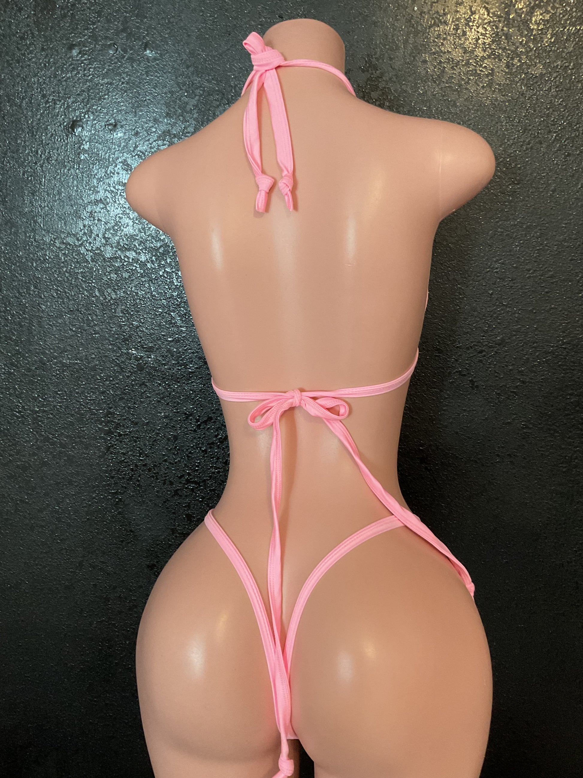 PVC g string bikini 4 colors