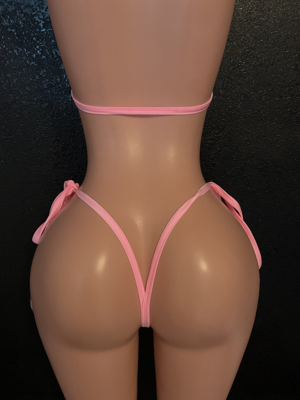Rhinestone Pom Pom bikini