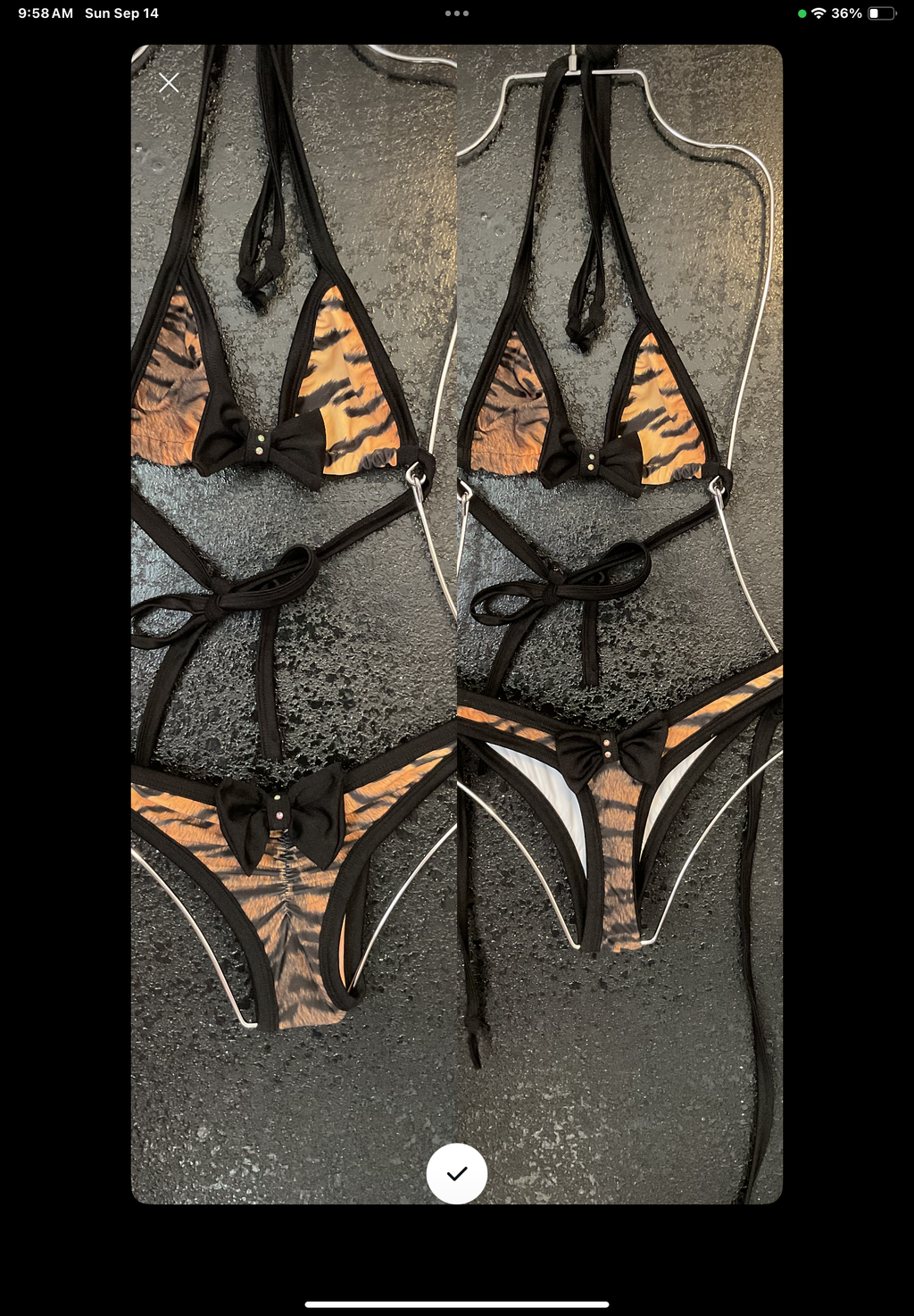 Micro scrunch butt or thong