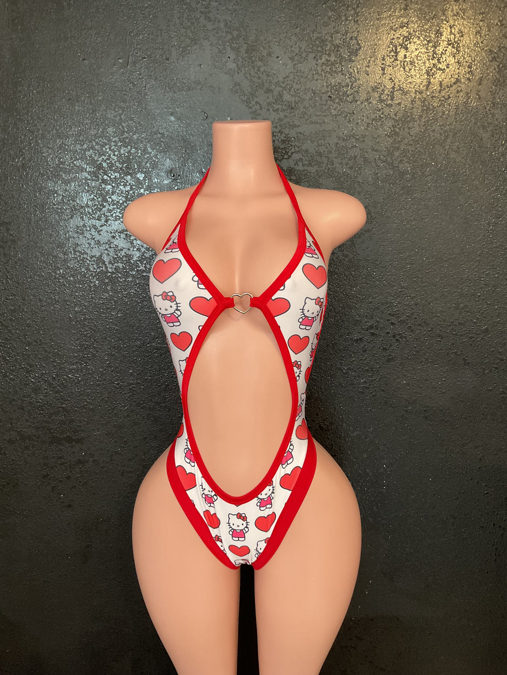 Kitty thong one piece