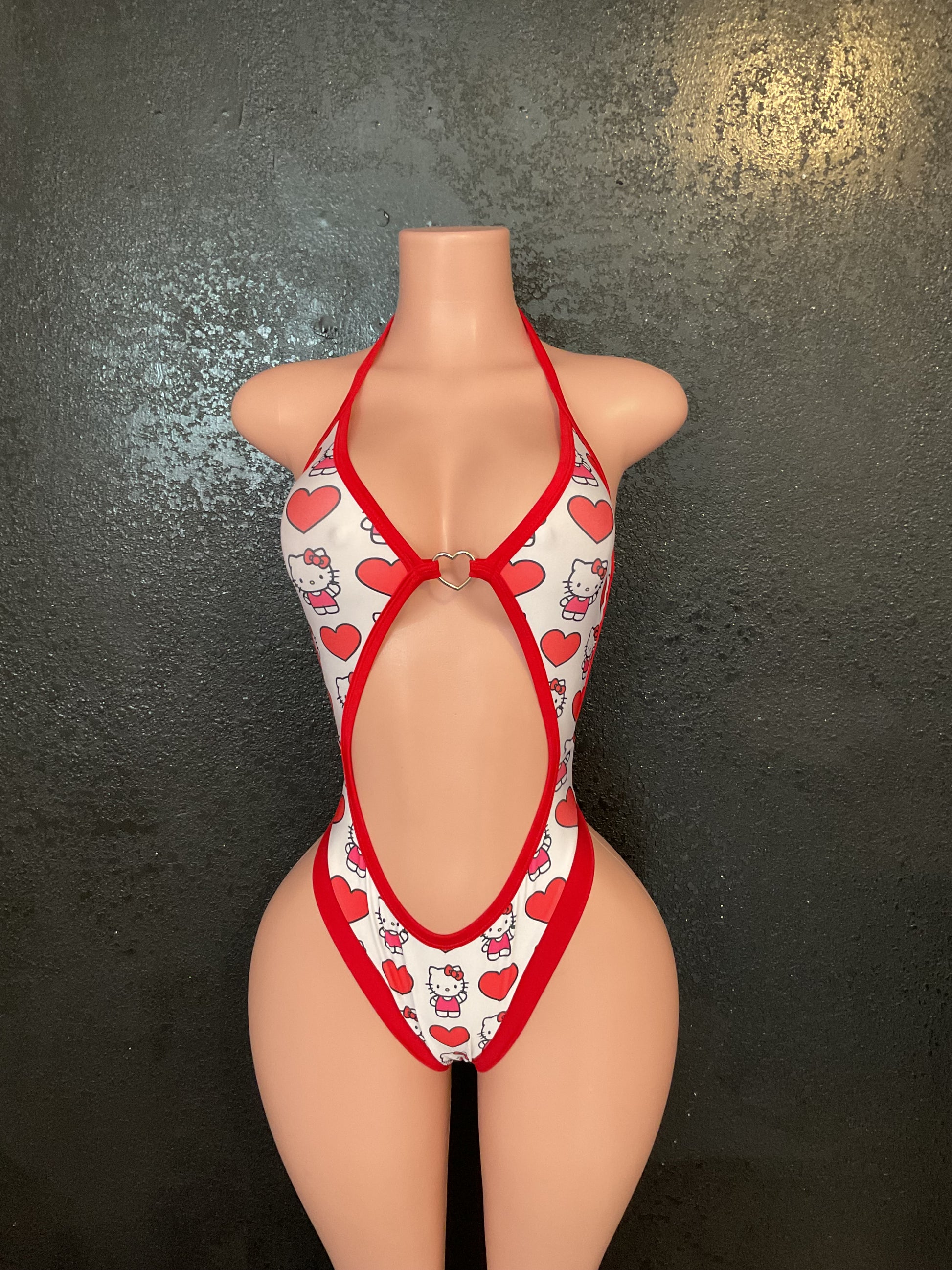 Kitty thong one piece