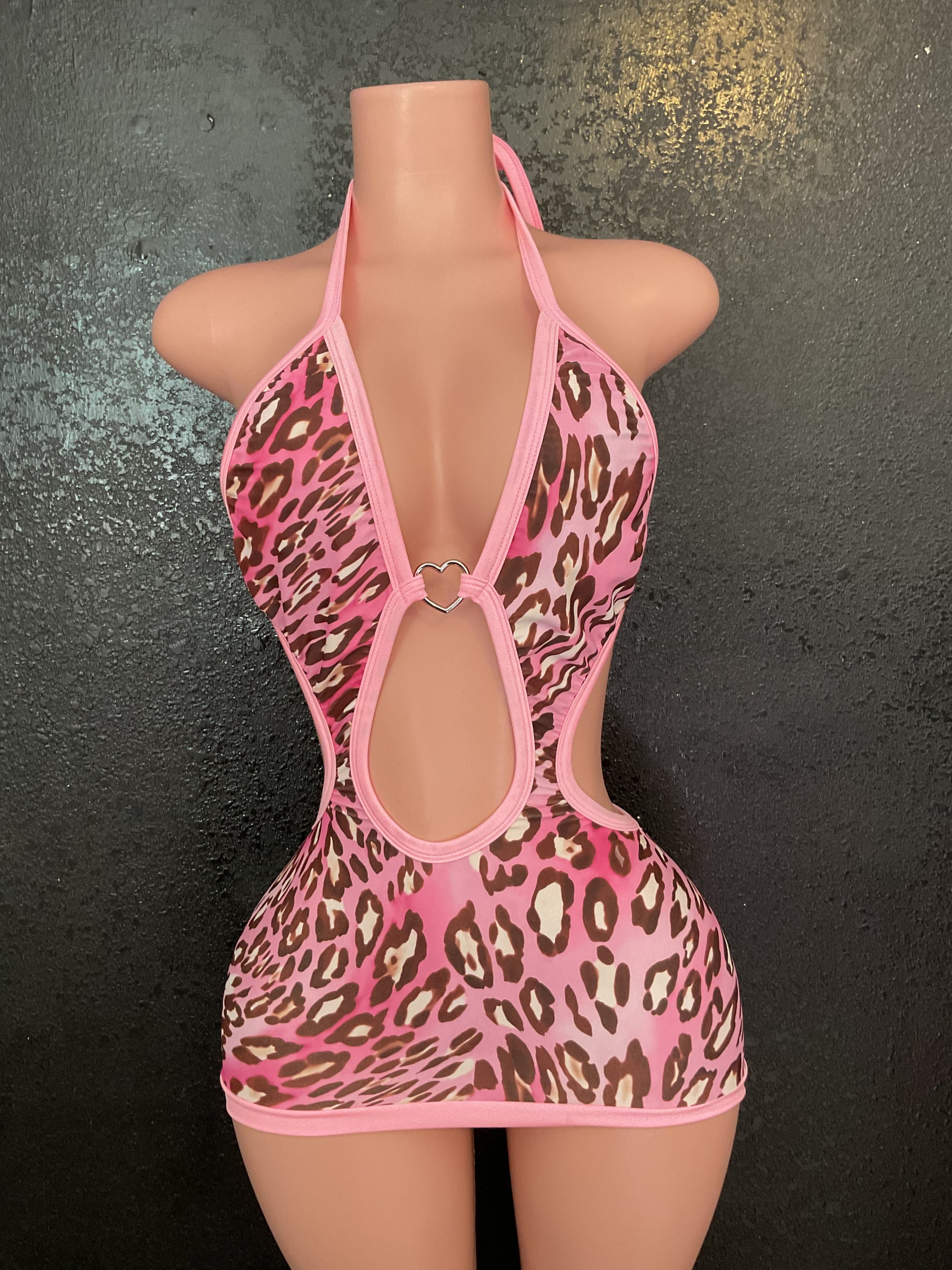 Leopard mini dress