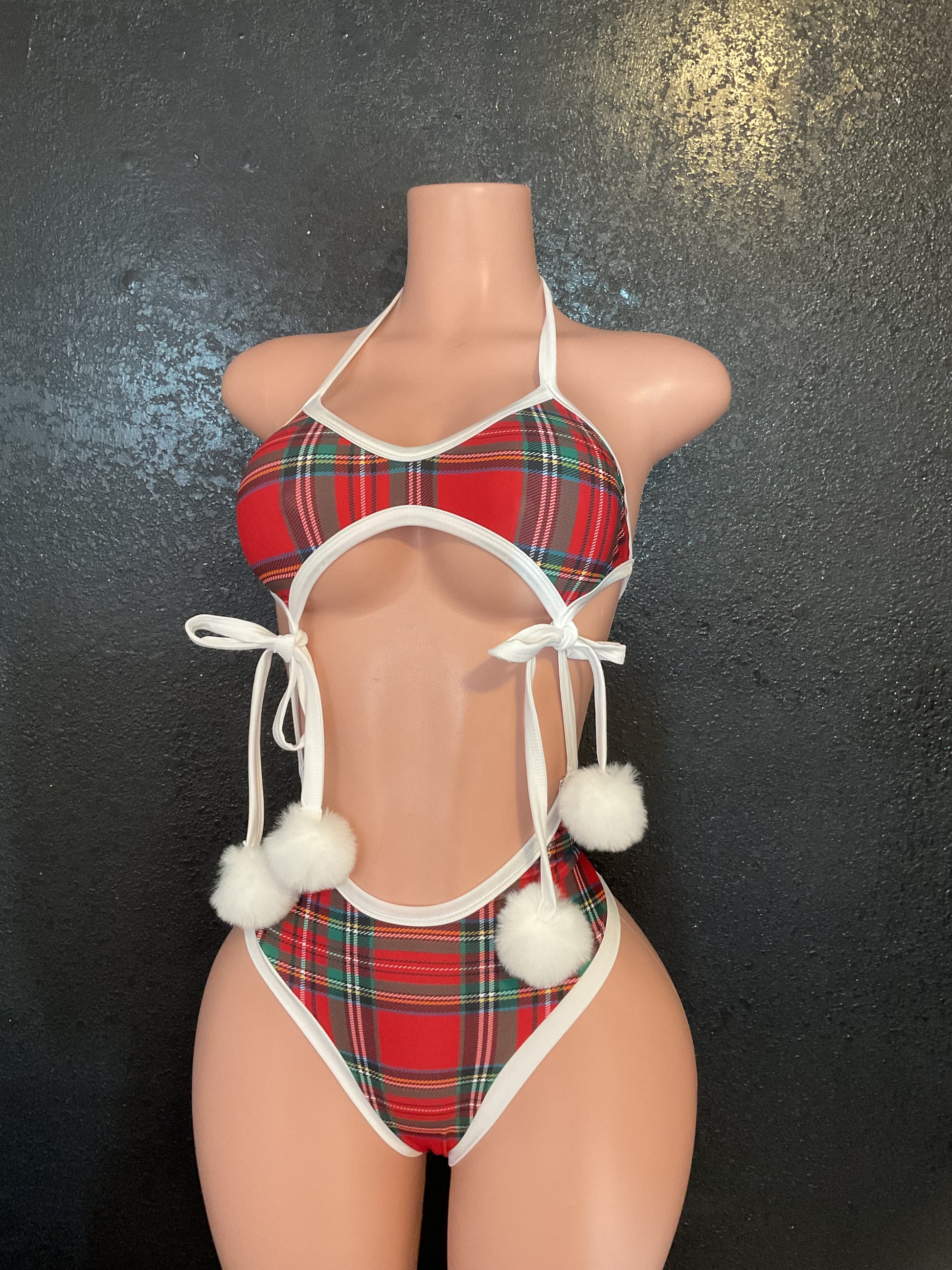 Plaid high waist