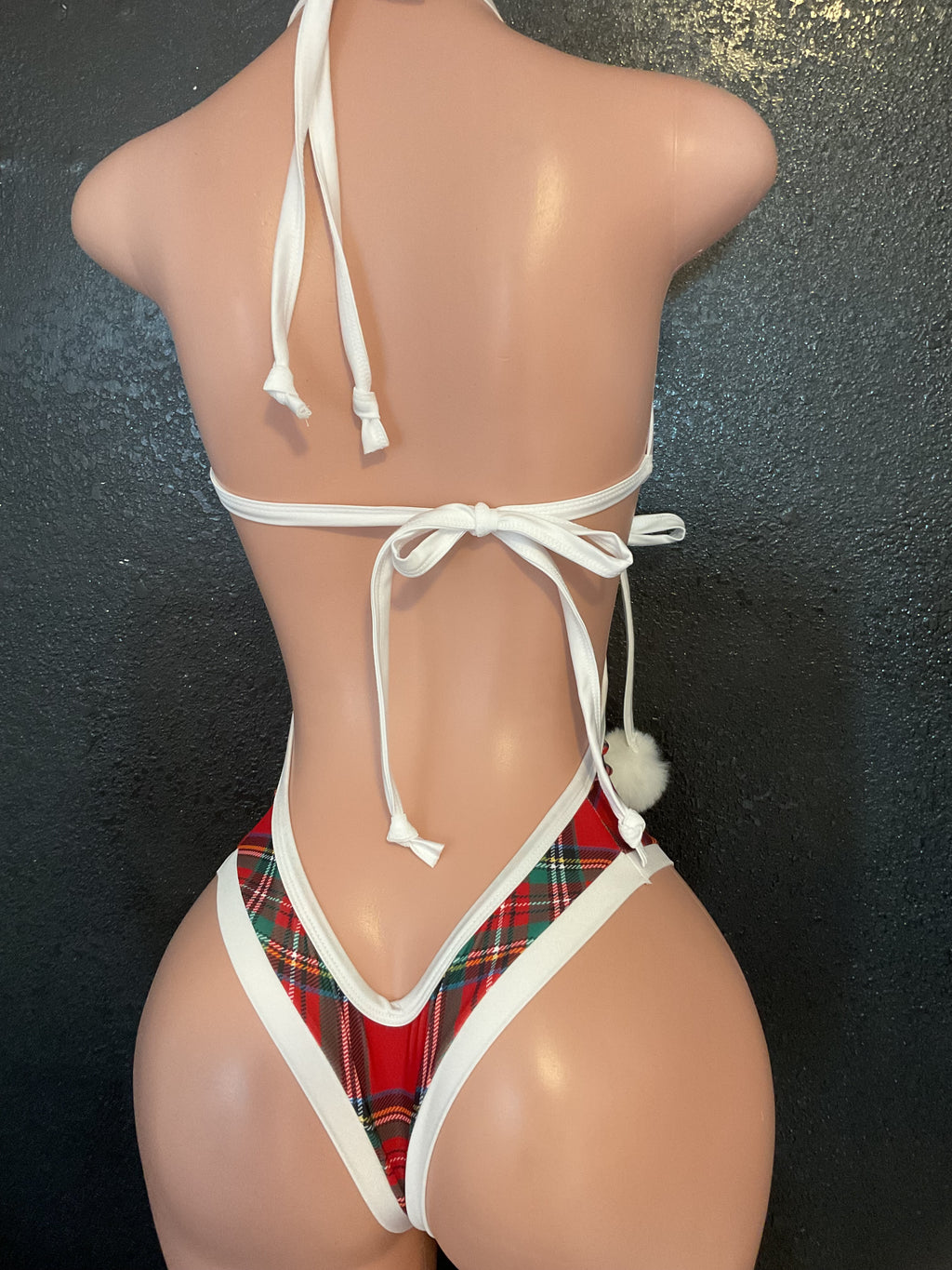 Plaid high waist