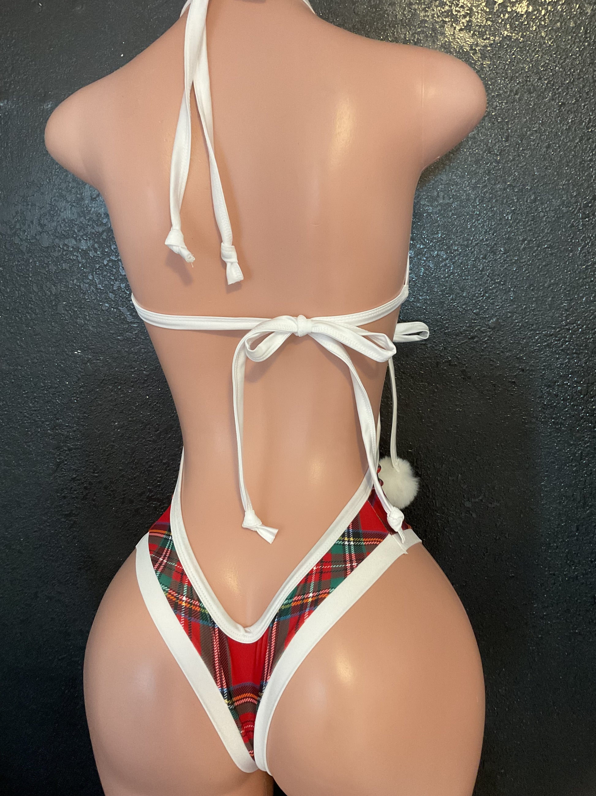 Plaid high waist