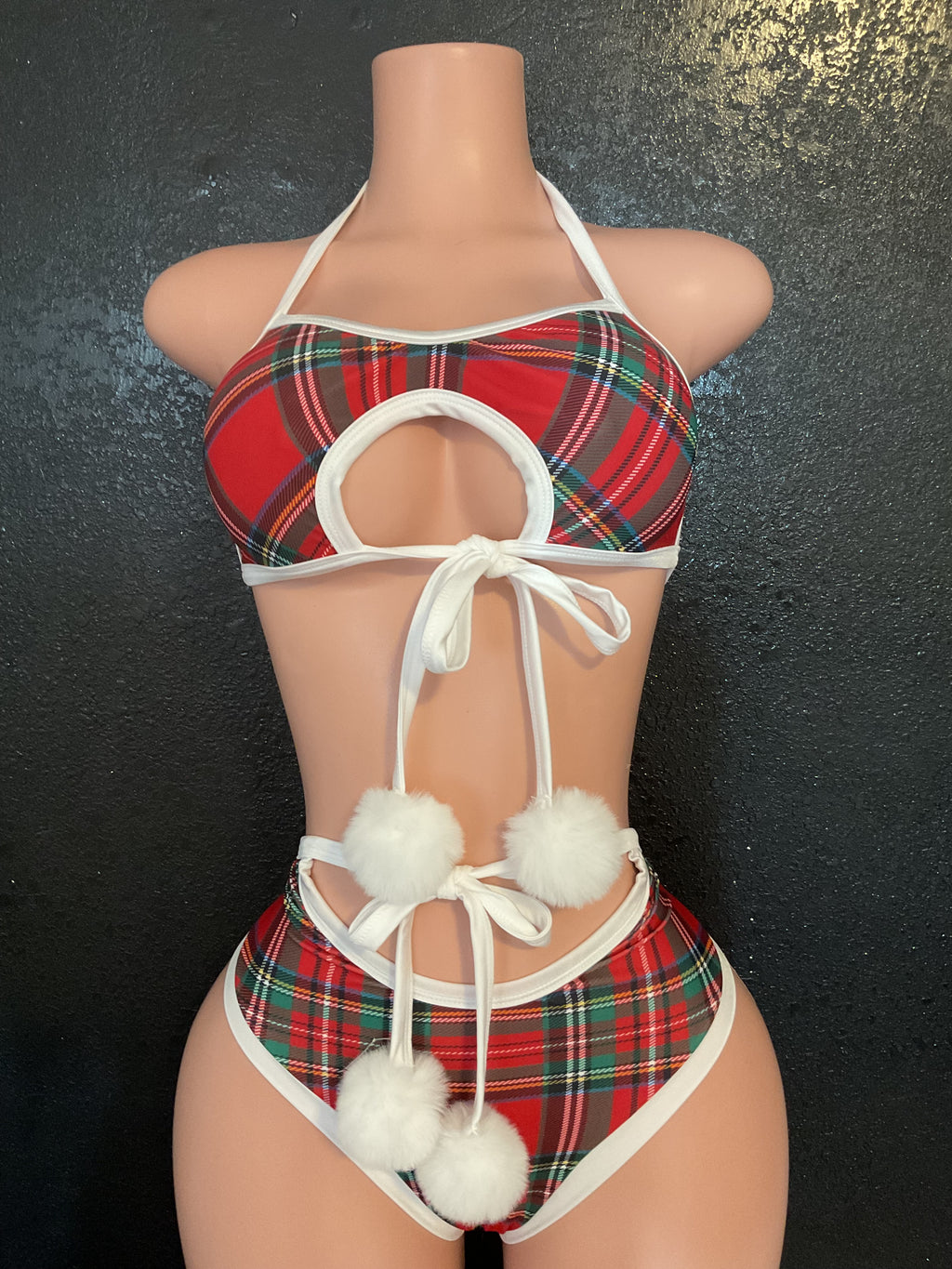 Plaid high waist