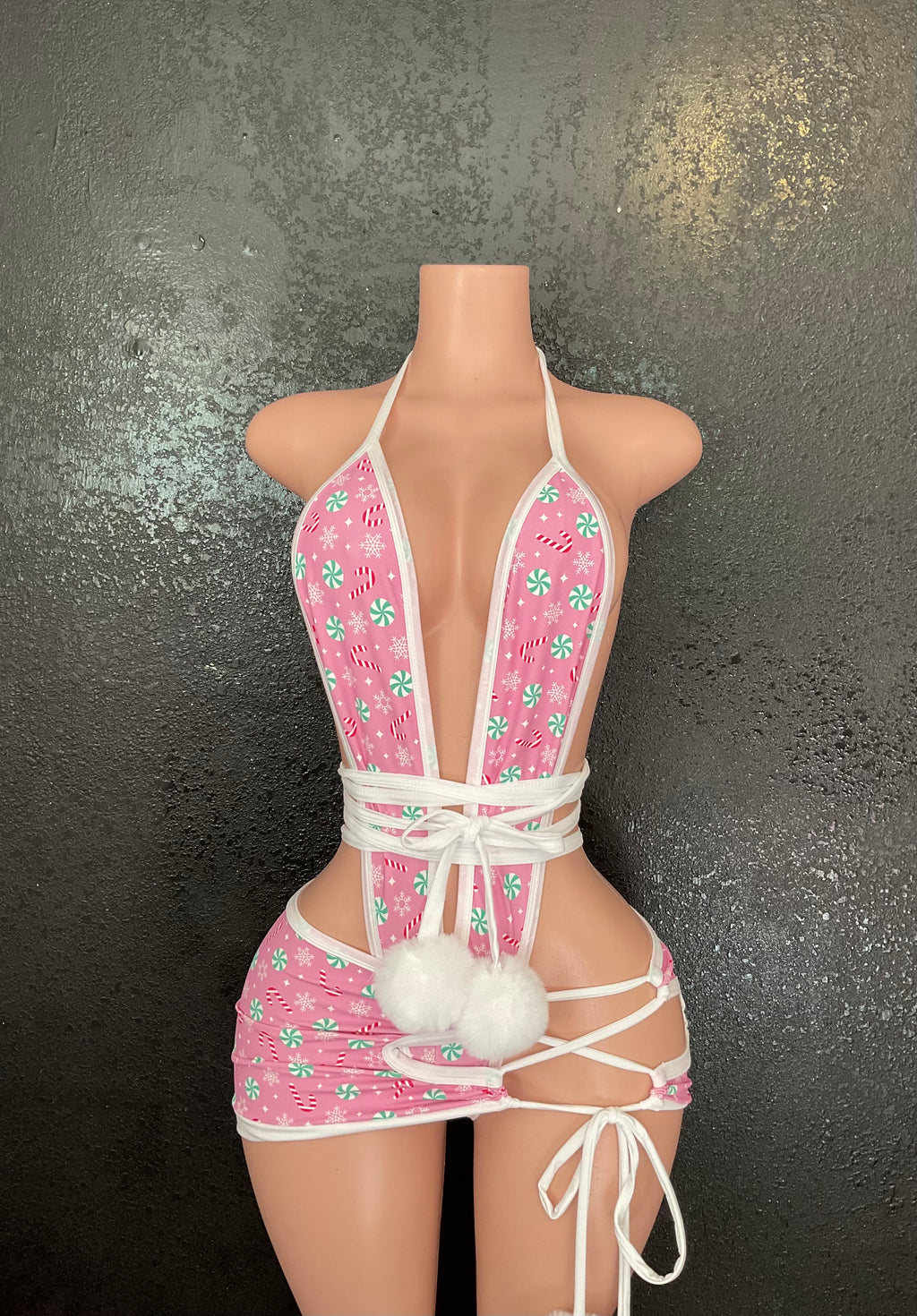 Wrap skirt set Christmas candy