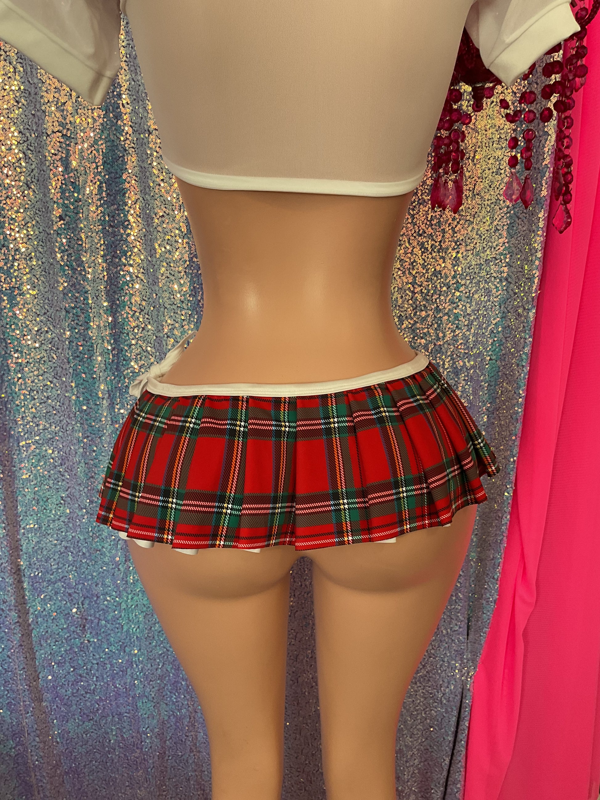 Pleated skirt set