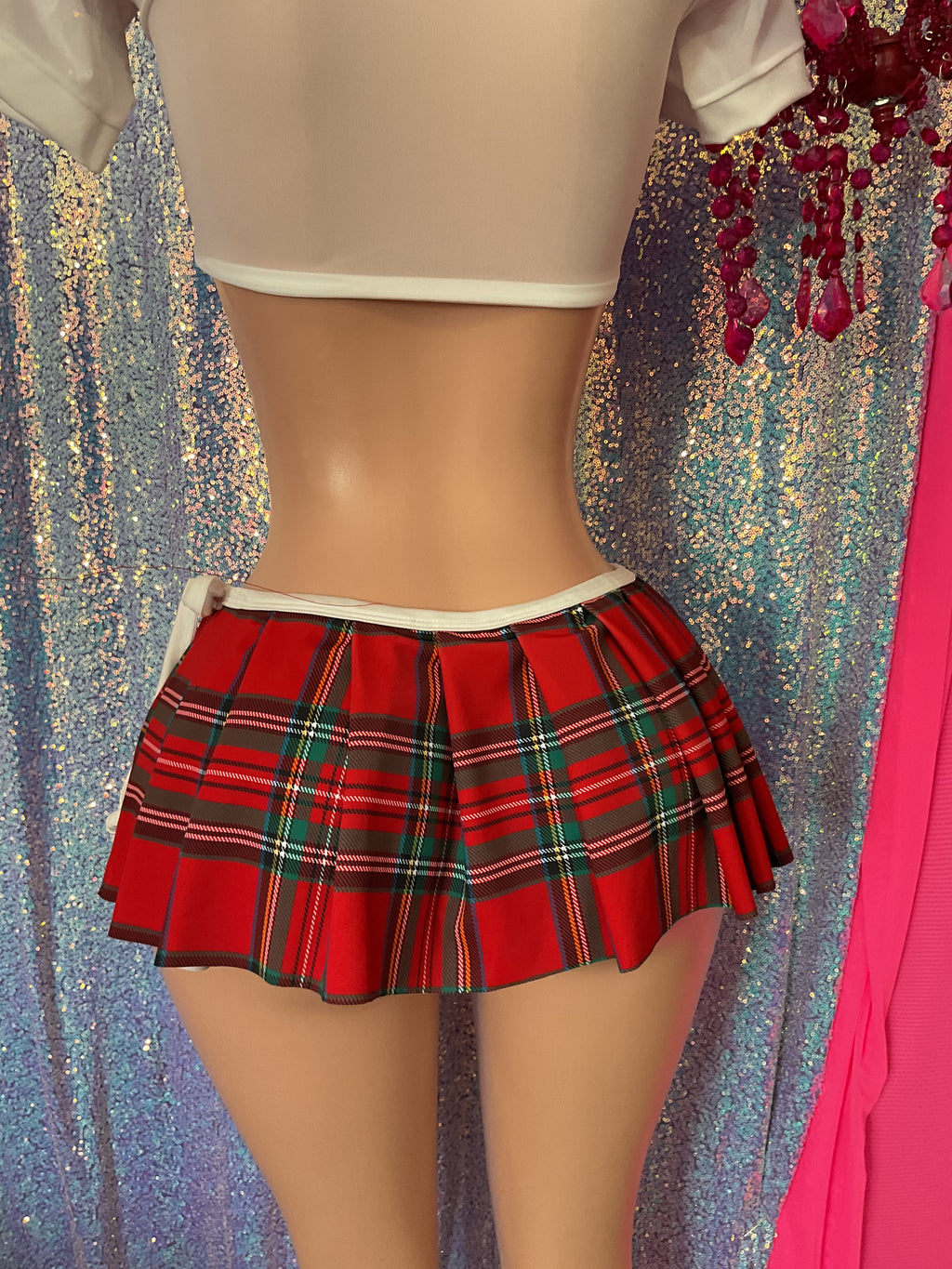 Pleated skirt set