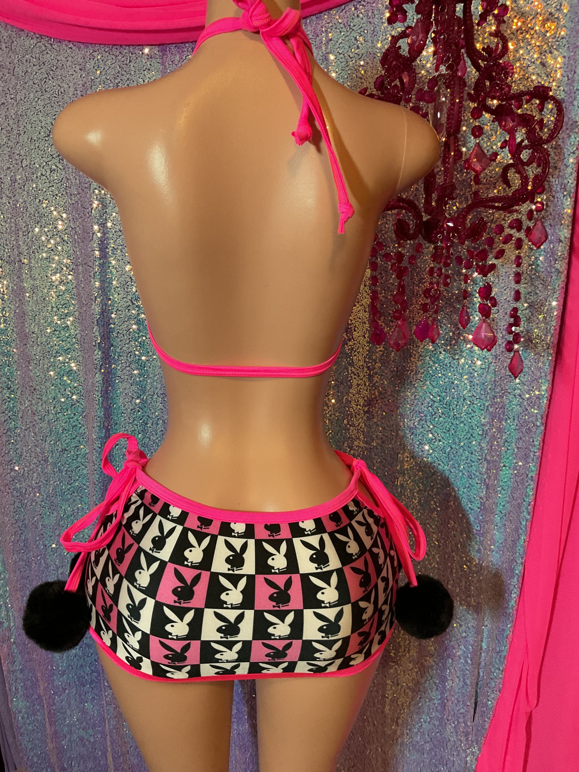 Pom Pom skirt set