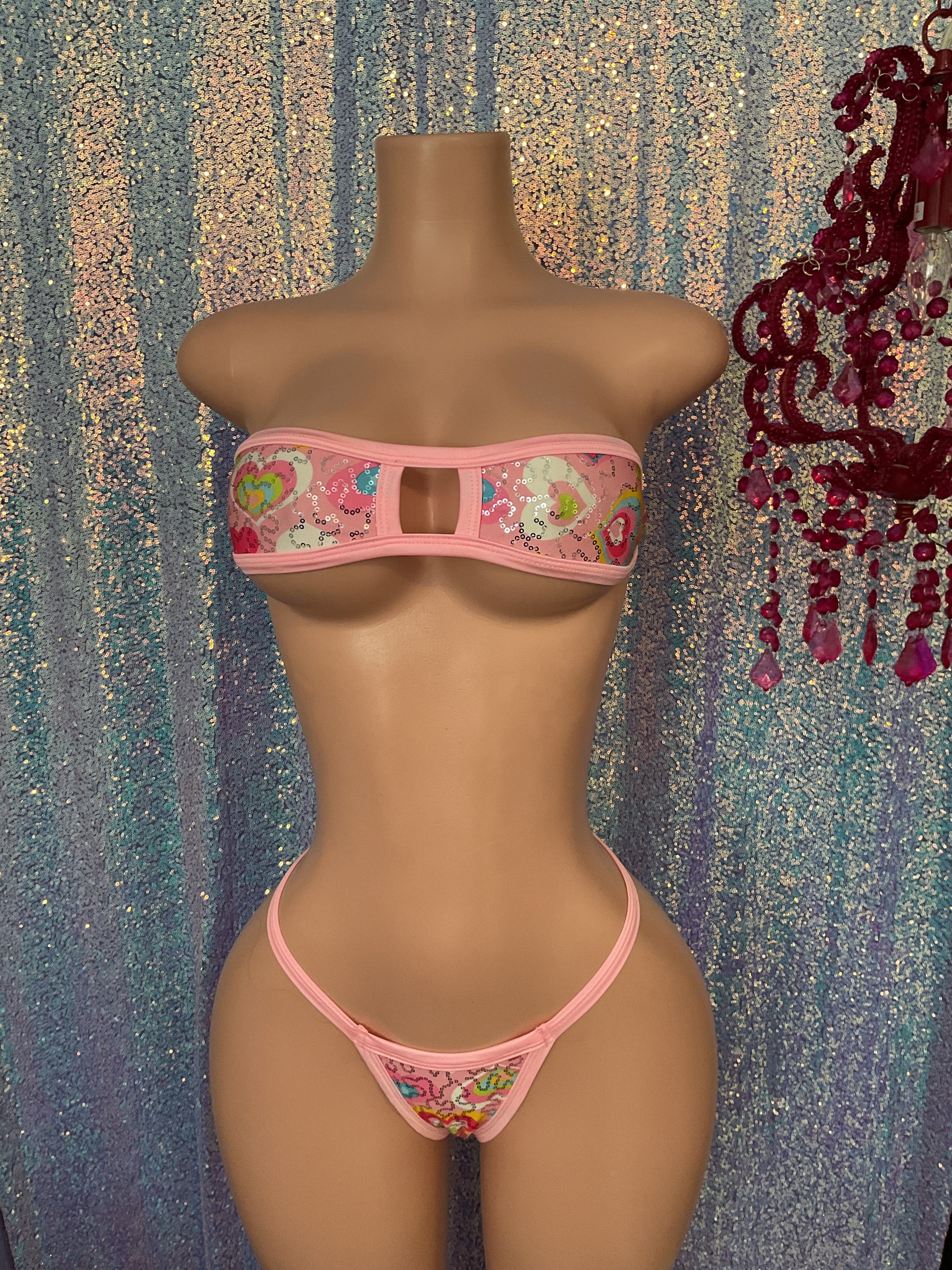 Heart skirt set