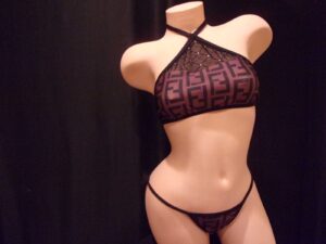 Halter top and g-string set